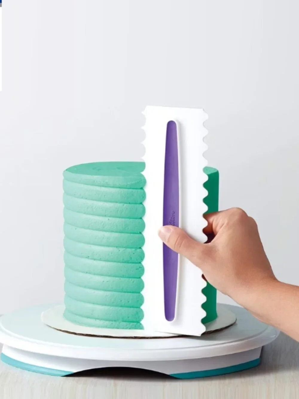 Wilton Icing Smoother Comb Set, 3-Piece Adaptable Model, 9 x 3 in., Plastic